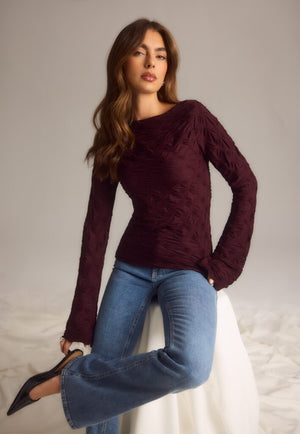 Structure Long Sleeve Top