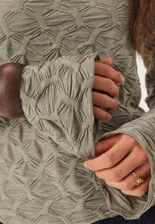 Structure Long Sleeve Top
