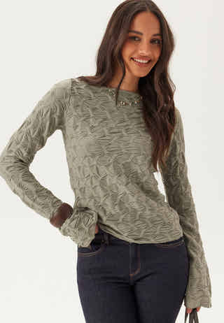 Structure Long Sleeve Top