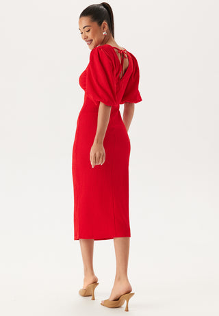 Structure Puff Sleeve Dress