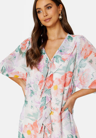 Summer Luxe Frill Maxi Dress