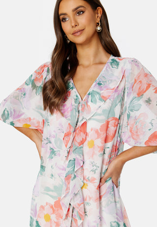 Summer Luxe Frill Maxi Dress