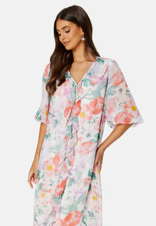 Summer Luxe Frill Maxi Dress