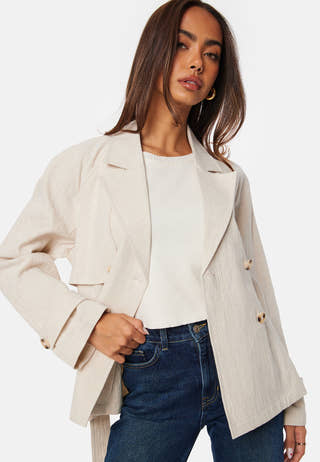Thelma Linen Trenchcoat