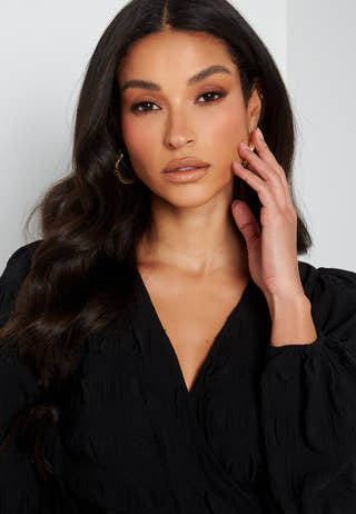 Triniti wrap blouse