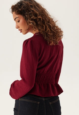 V-neck Button Blouse