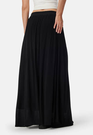 Viscose Crepe Maxi Skirt