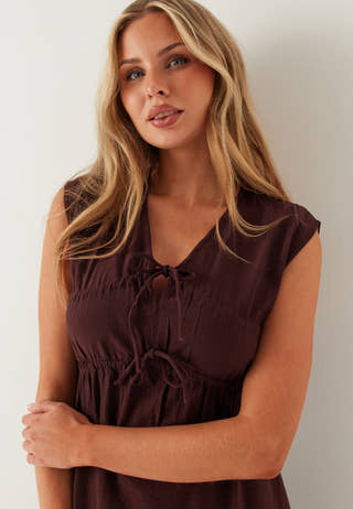 bubbleroom-viscose-tie-detail-dress