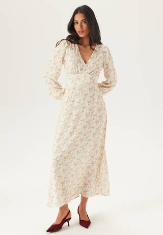 Viscose V-neck Maxi Dress