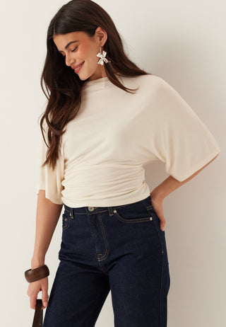 Wide Sleeve Fitted Tee