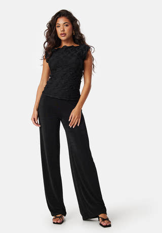 Shiny Wide Trousers