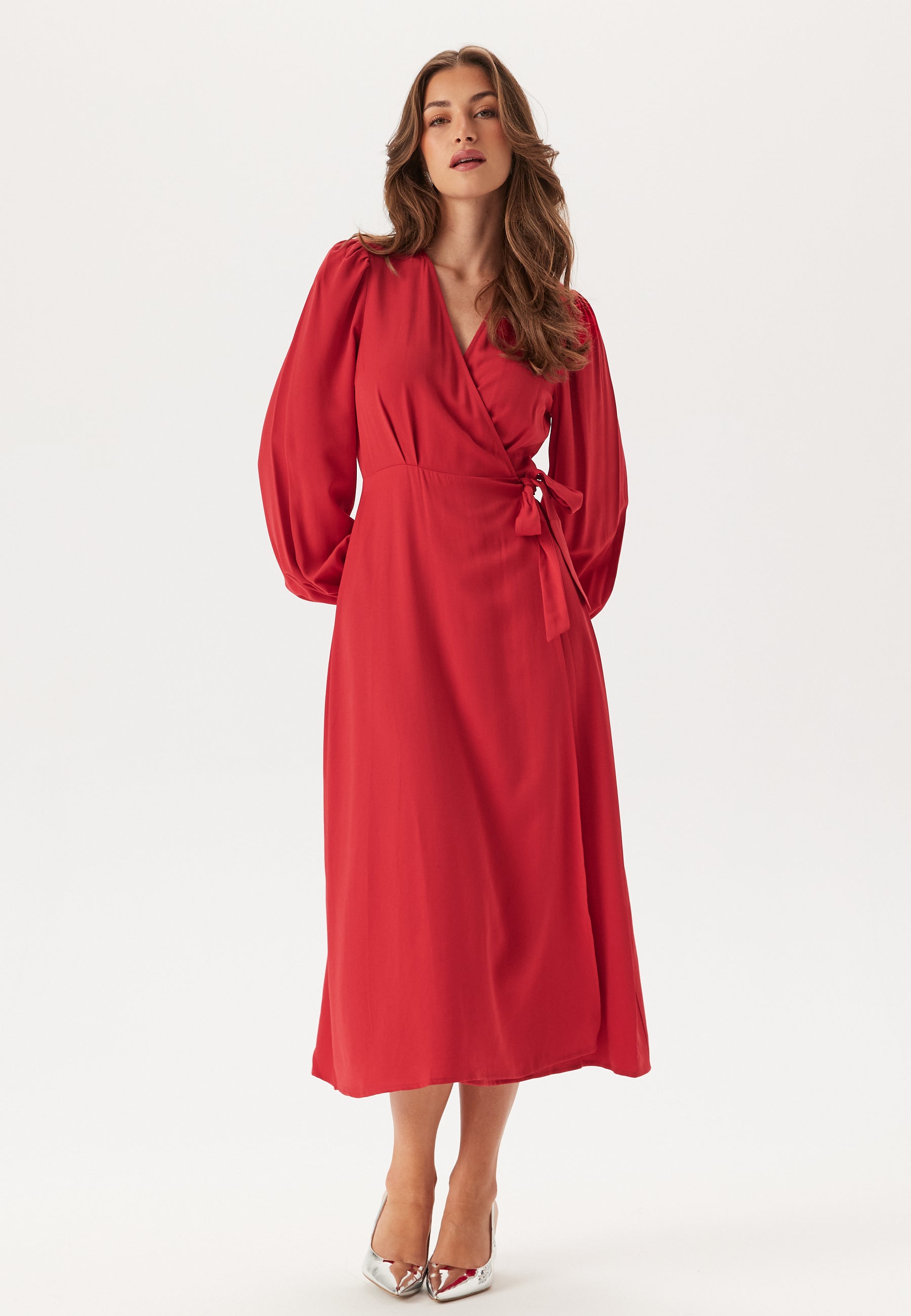 strapless open back dress Bubbleroom – Wrap Dress – campaign-outlet – Red