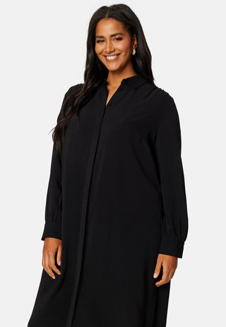 Relaxed L/S Shirt Dress