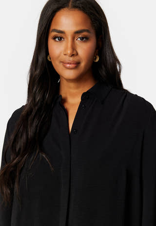 Relaxed L/S Shirt Dress