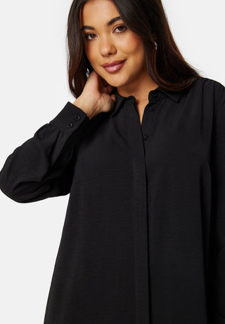 Relaxed L/S Shirt Dress