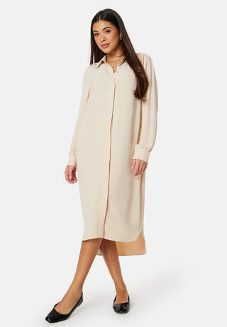 Relaxed L/S Shirt Dress