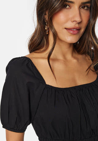 Short Sleeve Cotton Maxi Dress