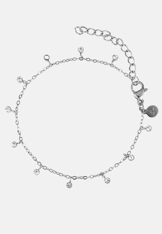 Bracelet With Multi Crystal Charm