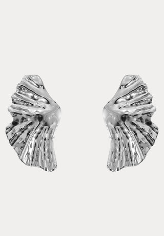 Feather Earring Steel