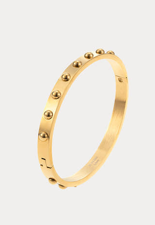 Fiona Dot Bangle Gold