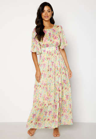 Chiffon Open Back Dress