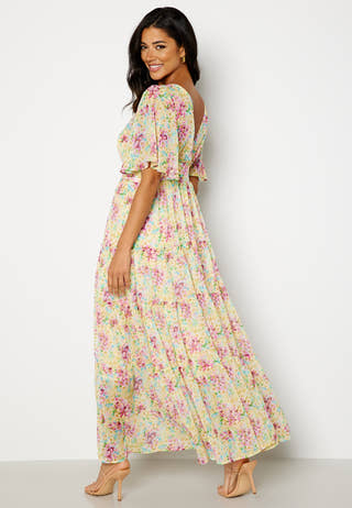 Chiffon Open Back Dress
