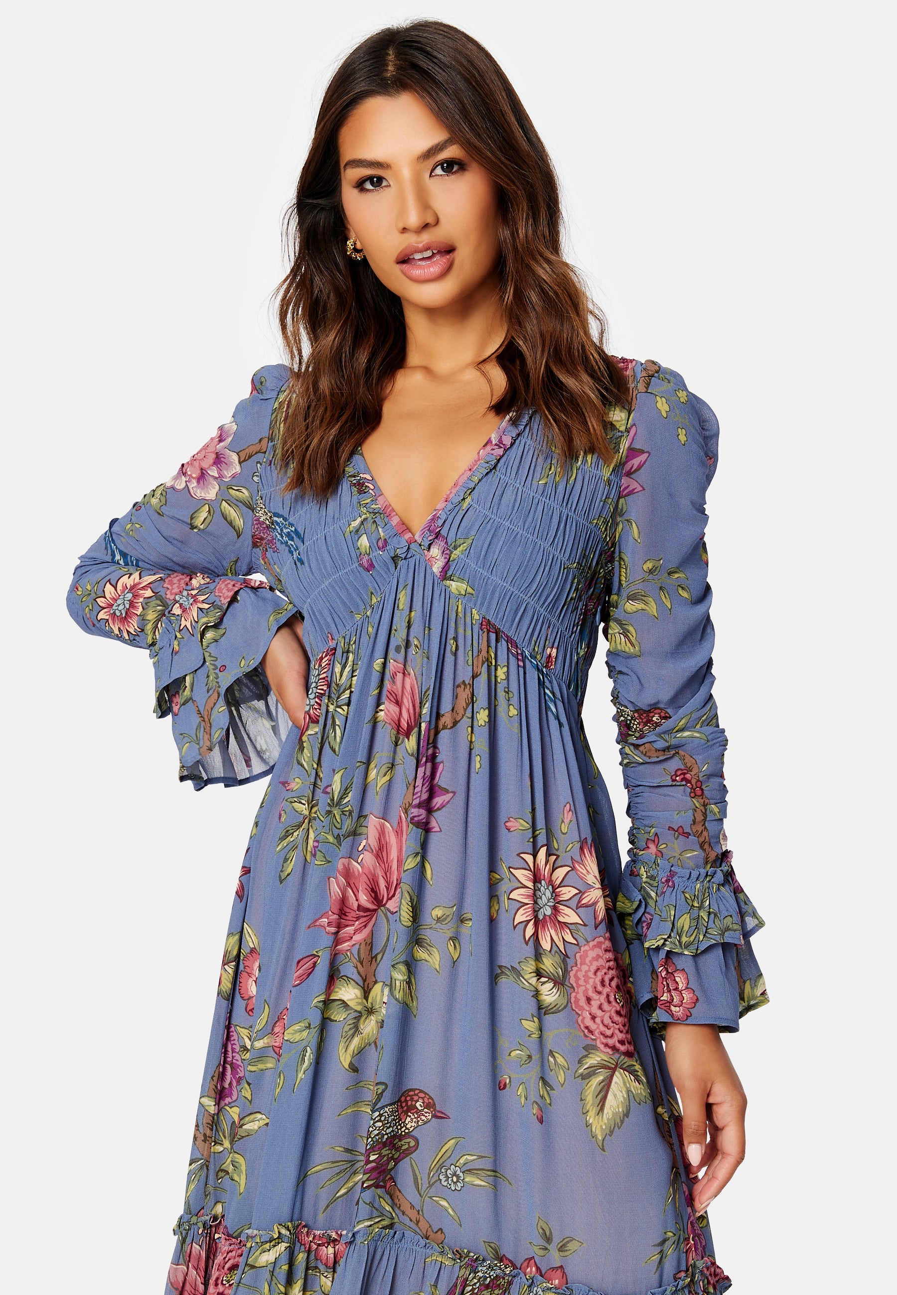 Bytimo  Drapy Georgette Maxi Dress  campaign-outlet  Floral