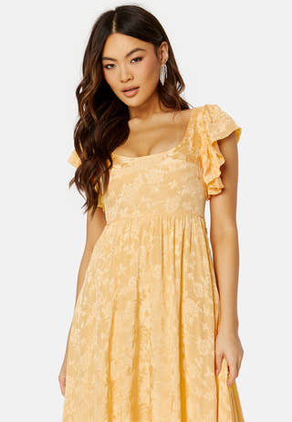 Jacquard Open Back Dress