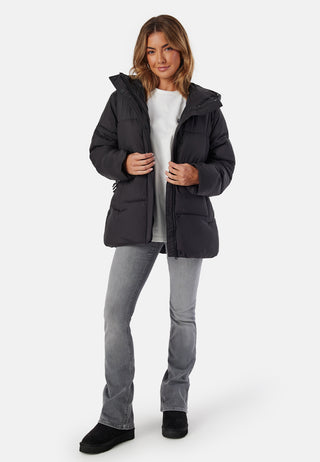 Logo Belt Short Puffer