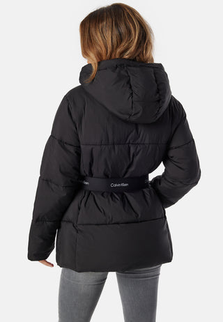 Logo Belt Short Puffer