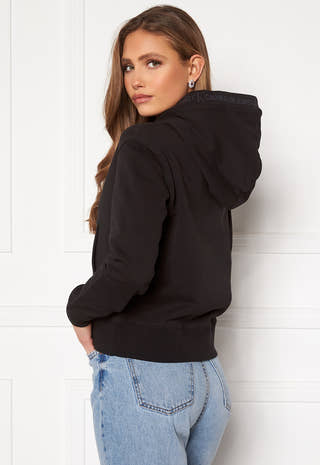 Logo Trim Hoodie