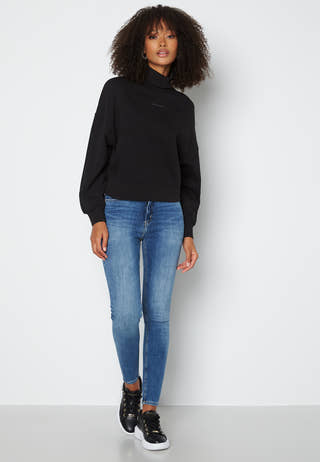 Logo Trim Roll Neck