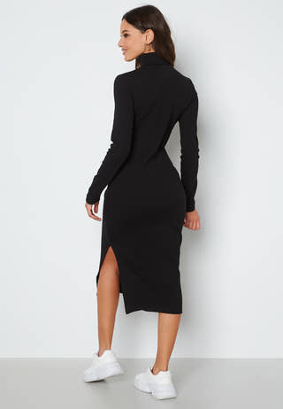Micro Branding Roll Neck Dress