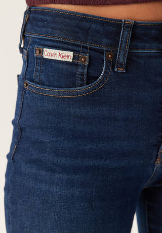 Mid Rise Skinny Blue Orbit