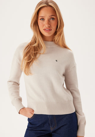Monogram Embro Crewneck Sweater