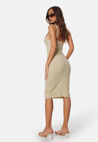 Woven Label Sweater Dress