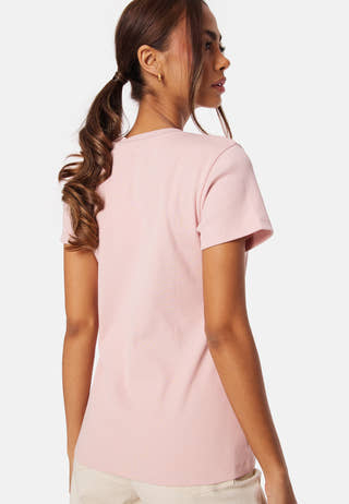 Wowen Label Rib Slim Tee