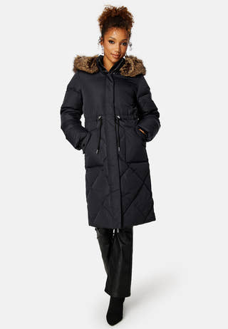 Hooded Long Down Jacket
