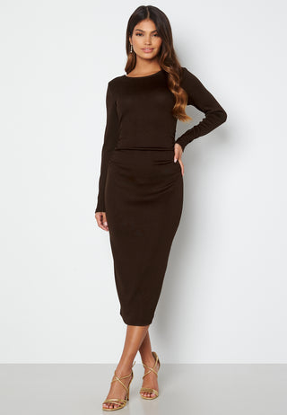 Donniela zip midi dress