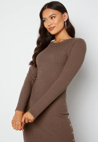 Flariana button midi dress