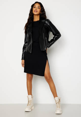 Gavina PU Biker Jacket