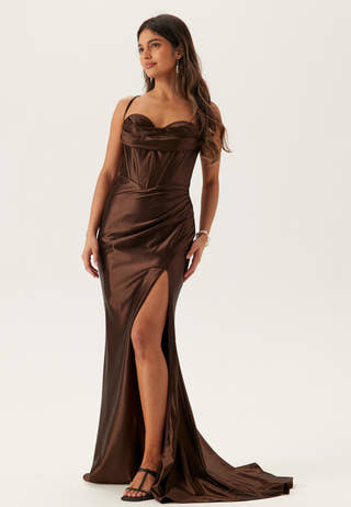 Satin Evening Dress
