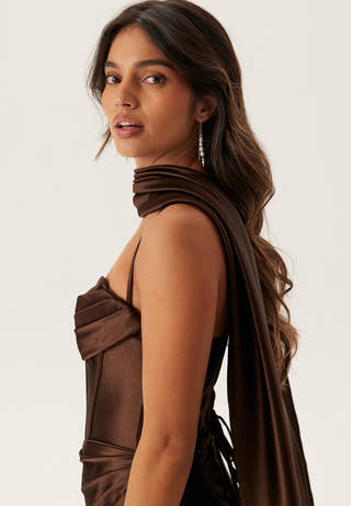 Satin Evening Dress