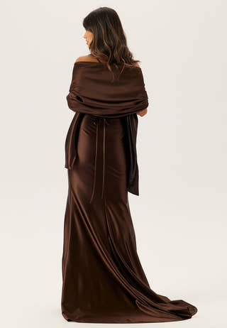 Satin Evening Dress