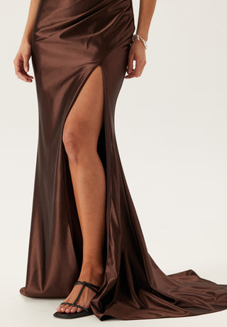 Satin Evening Dress