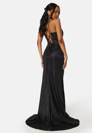 Sparkling Bustier Evening Dress