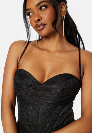 Sparkling Bustier Evening Dress