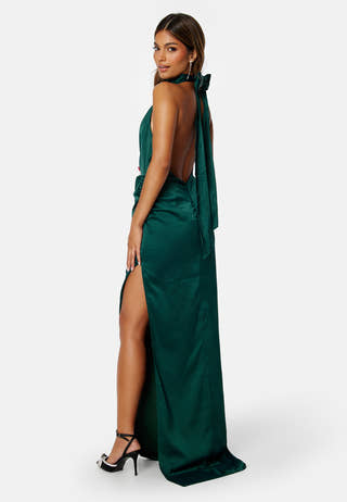 Arthur Satin High Neck Dress