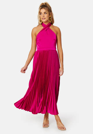 Jaylee Halterneck Midi Dress