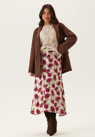Printed Midi Skirt